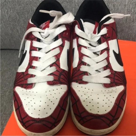 Nike Dunk Low GS Spiderman Vintage 2004 Rare - Picture 4 of 15